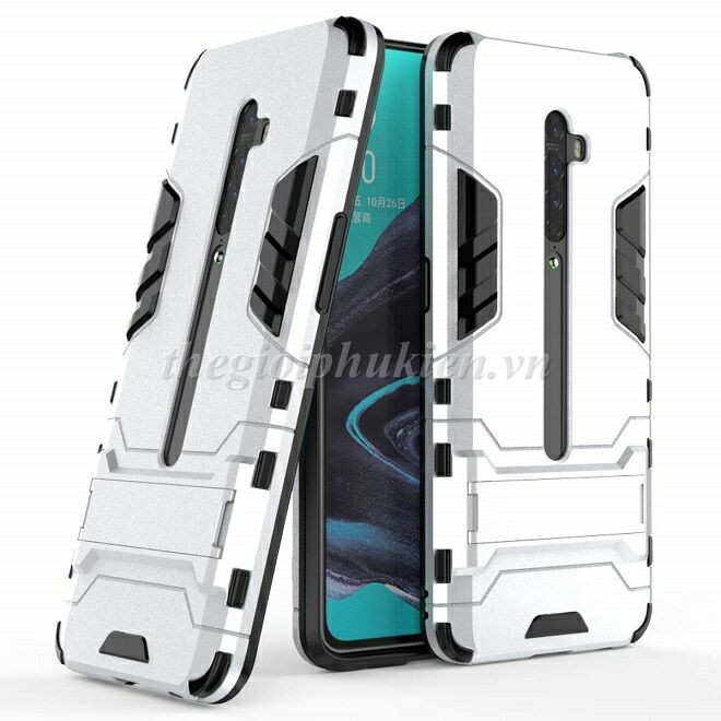 Ốp lưng chống sốc hai lớp Iron OPPO Reno2 F, OPPO Reno2