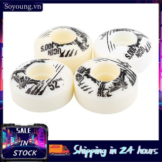 Bộ 4 Bánh Xe Cho Ván Trượt 4 Màu 52mm X 30mm Tiện Dụng