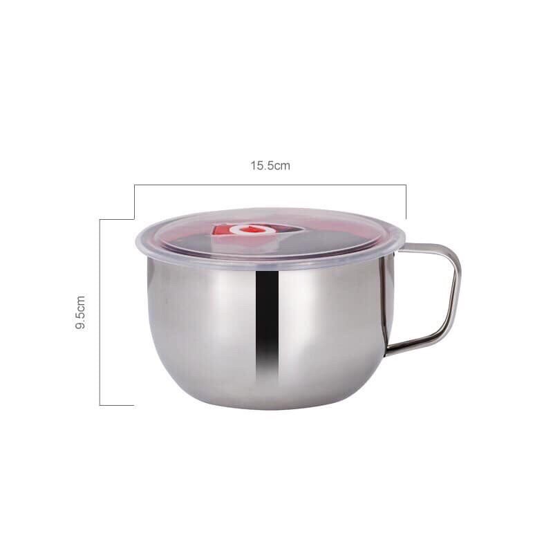 Ca đựng cháo mì phở inox