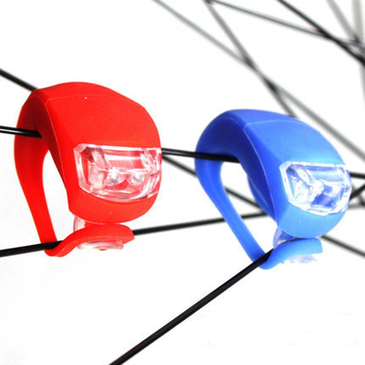 Đèn Led Silicon Gắn Trang Trí Trước/ Sau Xe Đạp Chống Thấm Nước