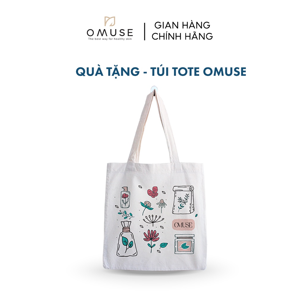 Túi Tote OMUSE vải canvas dễ thương