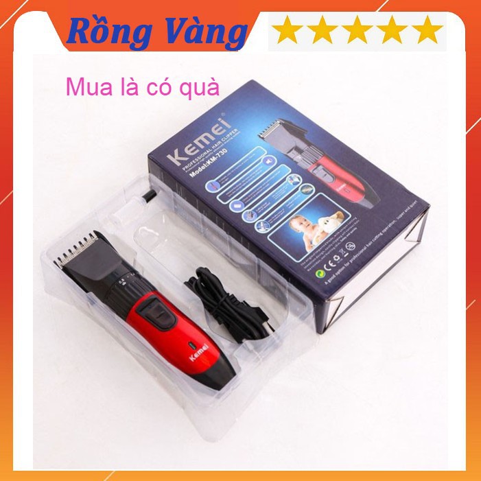 Tông đơ cắt tóc kemi 730 cho bé sạc điện