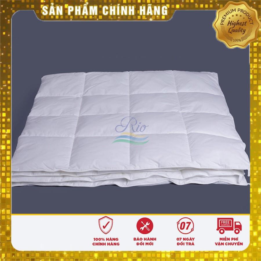 Vỏ chăn cotton khách sạn trắng trơn 2.2mx2.4m