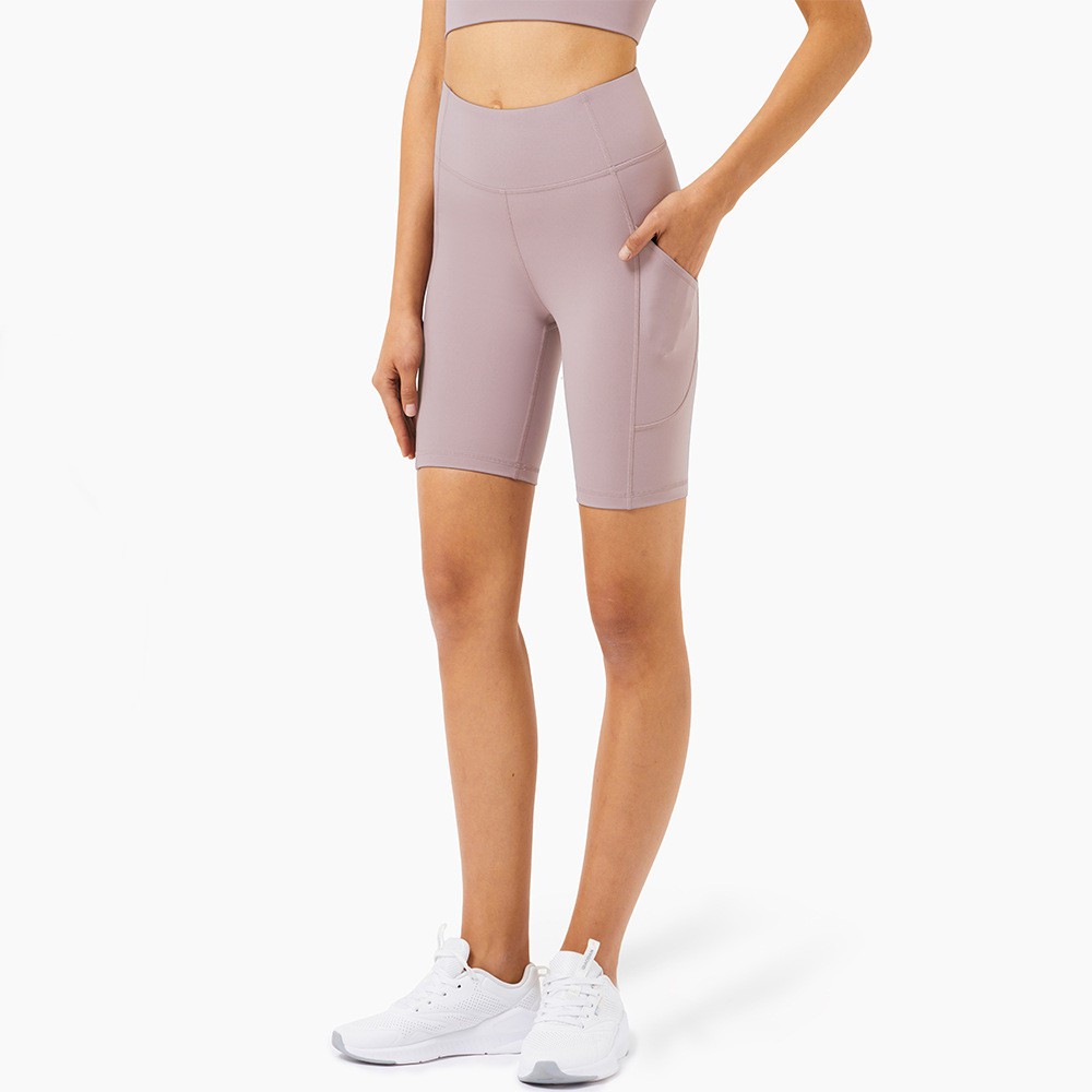 Quần tập yoga HOPPE FUMENG lưng cao 5 tấc có túi 2 bên chuyên dụng