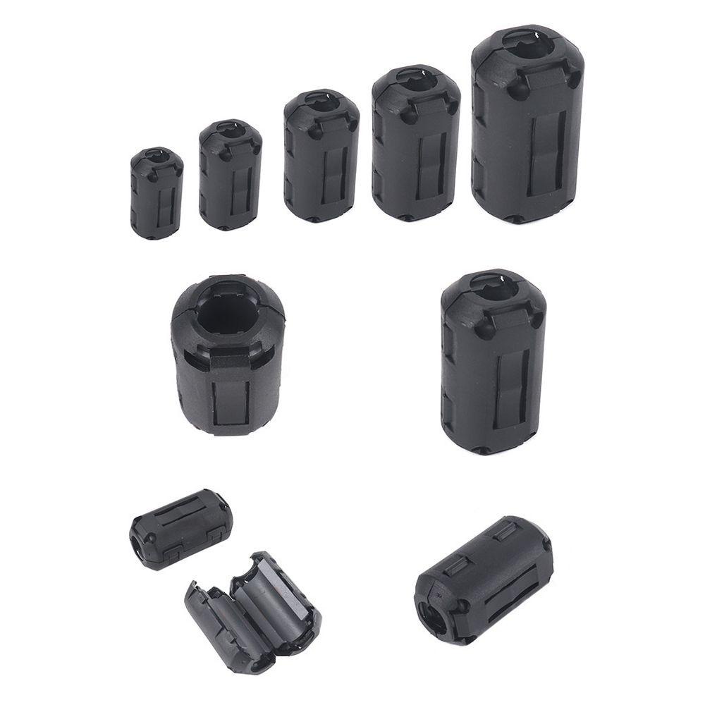 MYRONGVN Set 20 Kẹp Dây Cáp Lọc Tiếng Ồn Màu Đen 3.5 / 5 / 7 / 9 / 13mm