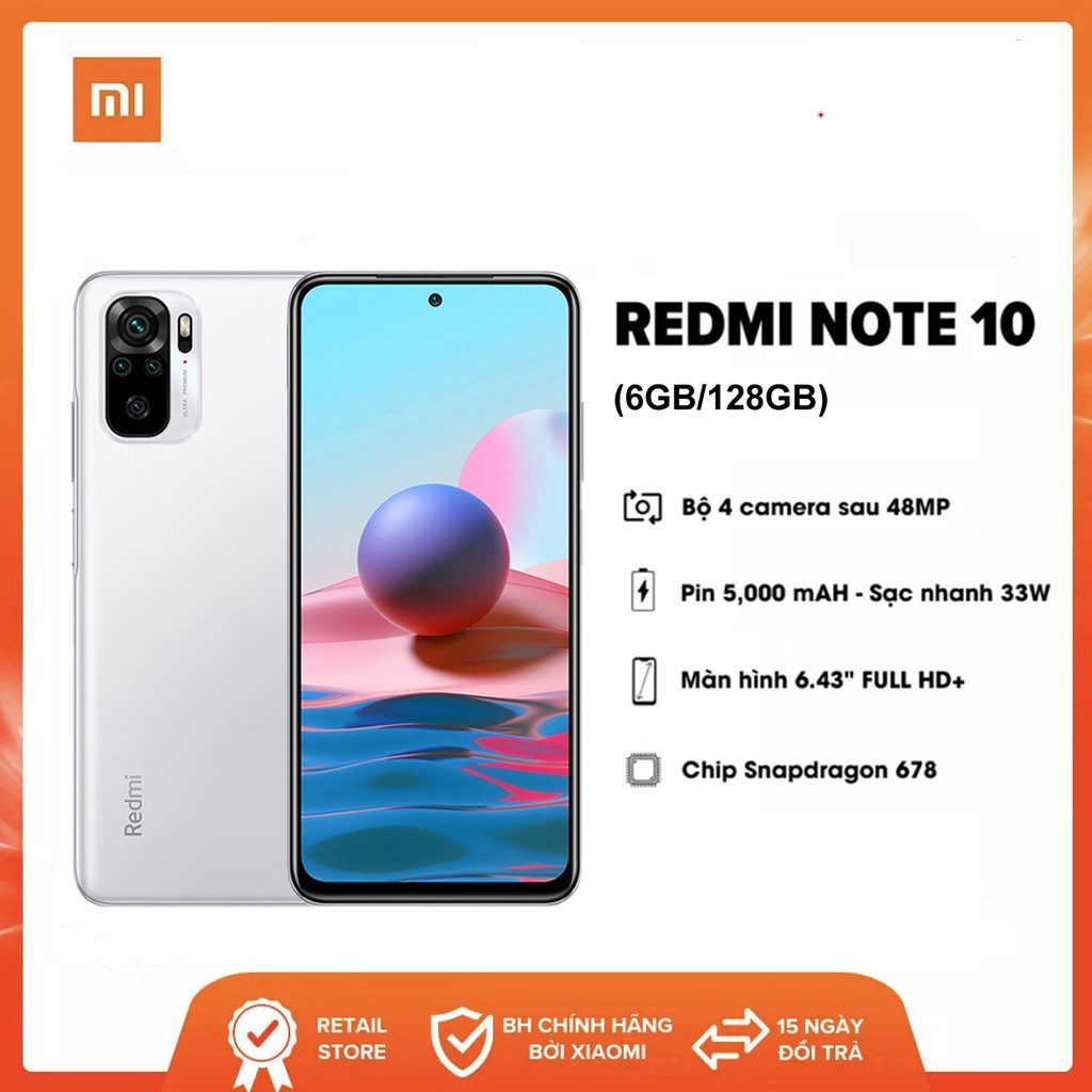 Điện thoại Xiaomi Redmi Note 10 (6GB/128GB)