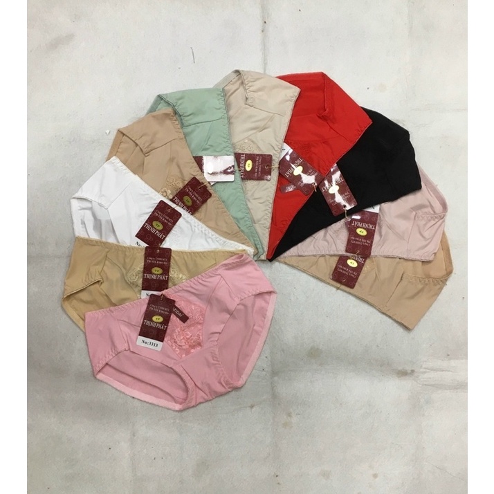 10 Quần lót nữ thun lạnh phối ren (3313) HT hiệu Thịnh Phát.