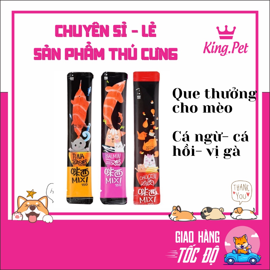 QUE THƯỞNG DINH DƯỠNG CHO MÈO