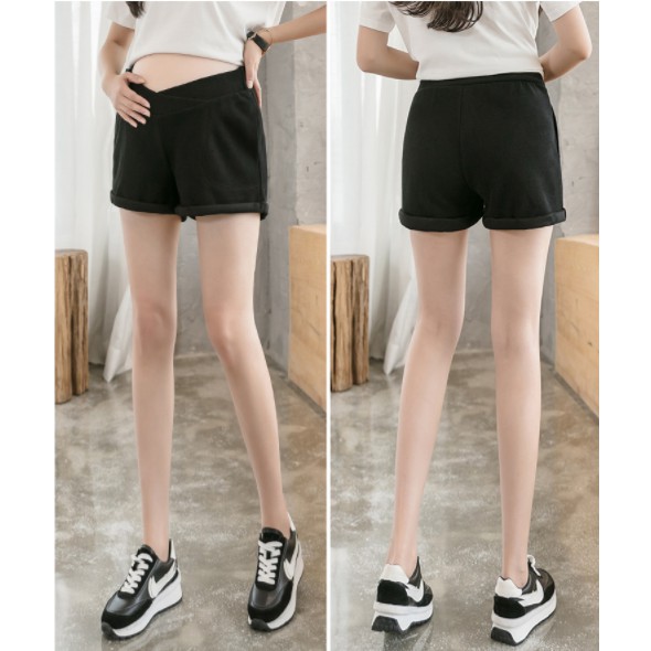 Quần Legging Lưng Thấp An Toàn Phong Cách Hàn Quốc Thời Trang Mùa Hè Cho Mẹ Bầu