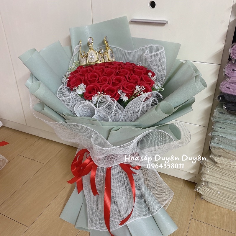 bó hoa sáp 35 bông cao cấp