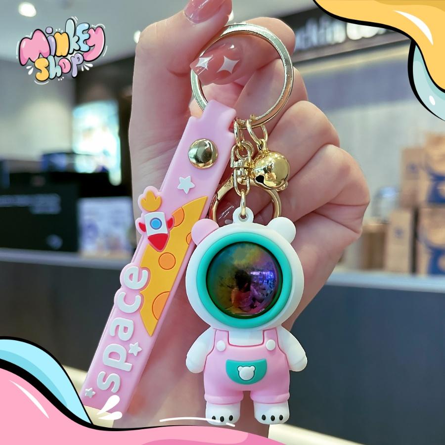 Móc Khoá Phi Hành Gia Mập Đáng Yêu Nhiều Mẫu Dễ Thương Phụ Kiện Túi Xách, Balo, Ô Tô Cute 02MKPHG -Minkey