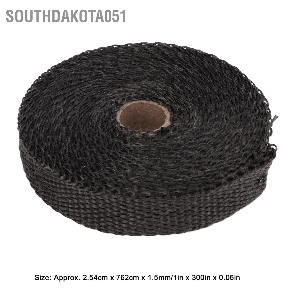 Southdakota051 Ống xả cách nhiệt bọc vải sợi thủy tinh bảo vệ cho ô tô Xe máy