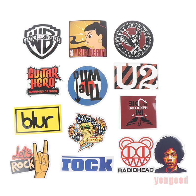 Set 50 miếng dán trang trí họa tiết graffiti dành cho vali ván trượt máy tính xách tay