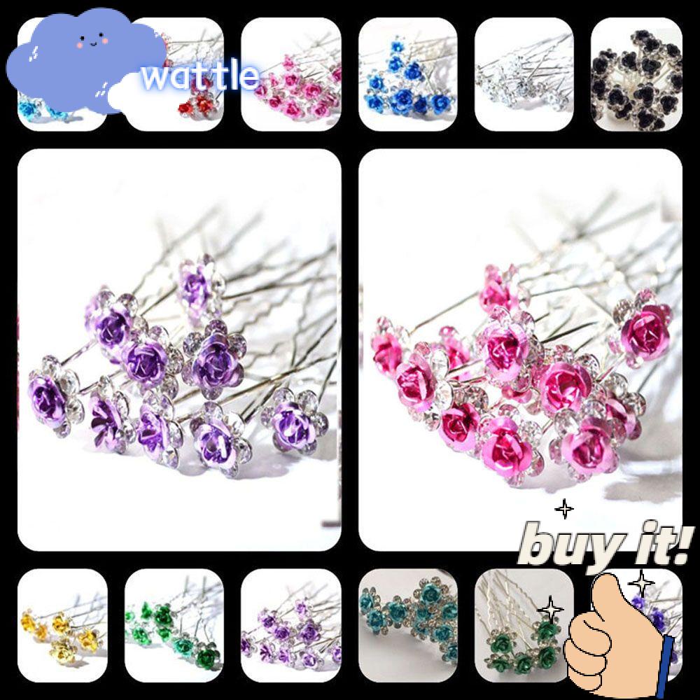 Bộ 20 Kẹp Tóc Hình Hoa|Đám Cưới