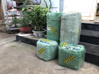 Bao tải xanh 46x80 cm