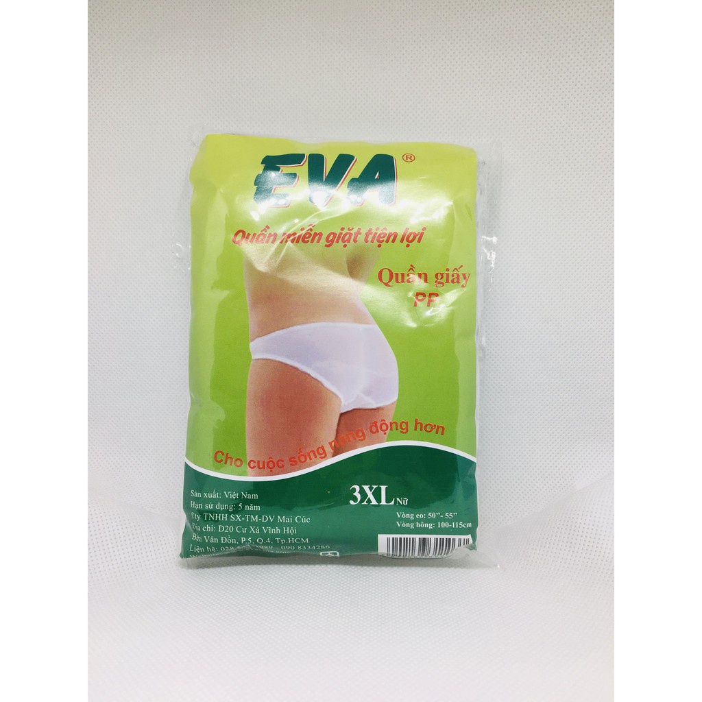 Combo 6 quần lót giấy Eva/Maxx 3xl