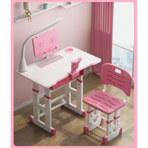 Bàn học sinh chống gù Newlife 70x45 cm điều chỉnh mặt bàn cao thấp - Tặng kèm đèn học bảo vệ mắt | BigBuy360 - bigbuy360.vn