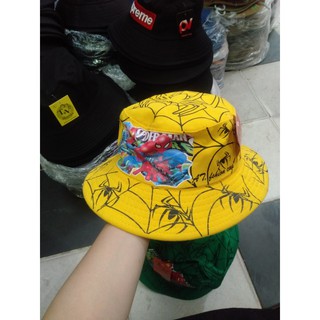 Mũ tròn vành siêu nhân dễ thương cho bé trai