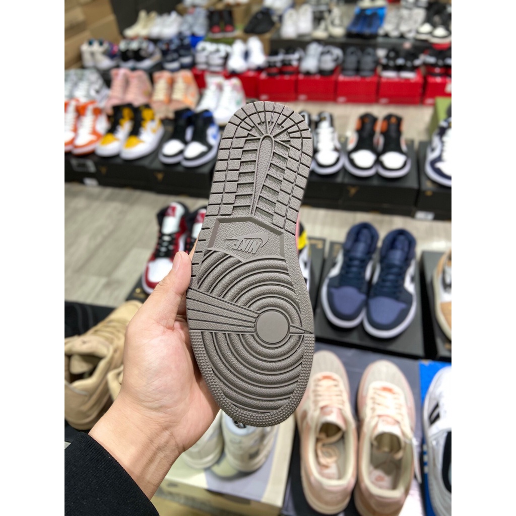 Giày Air Jordan 1 Mid "Apricot Pink Peach Mocha"