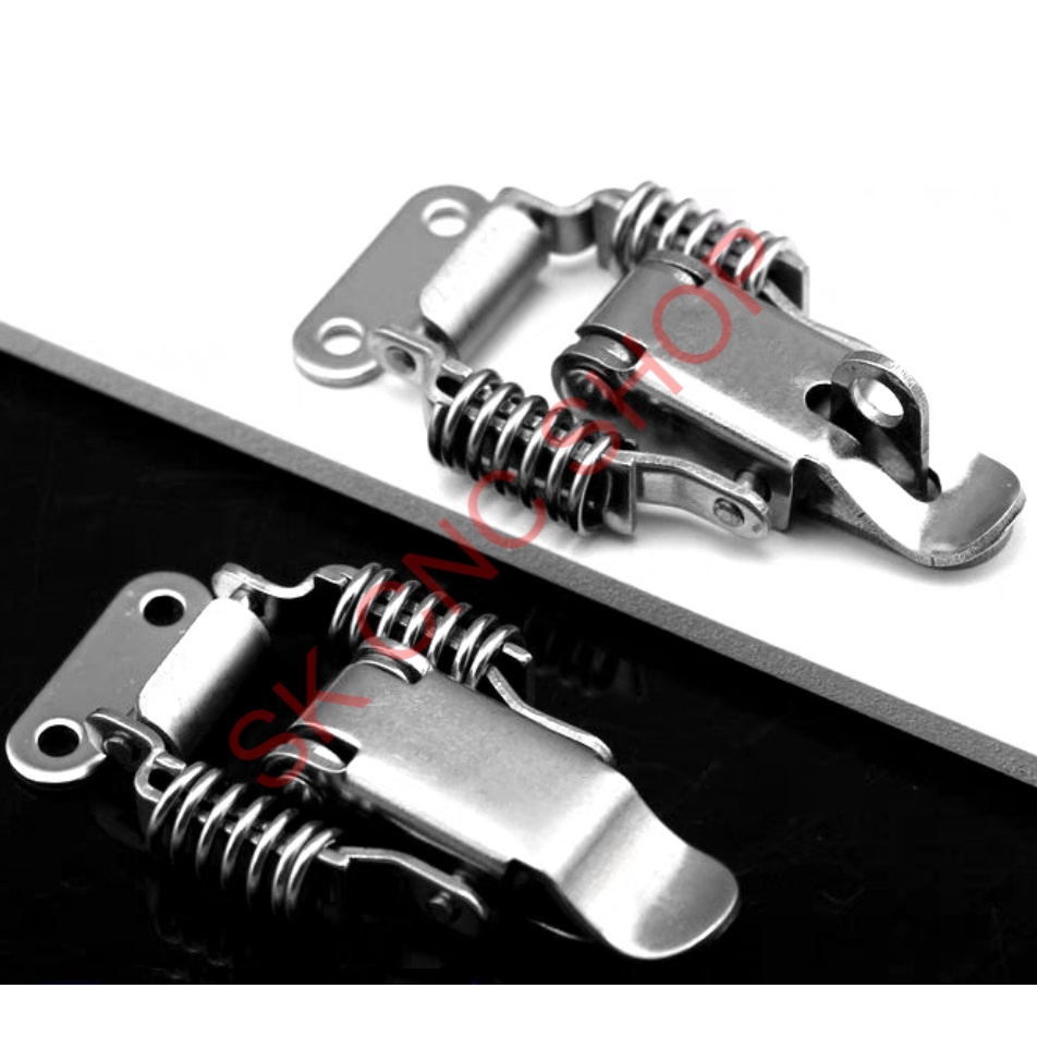 Khóa gài lò xo Inox 304 Size M 58MM - SK CNC SHOP