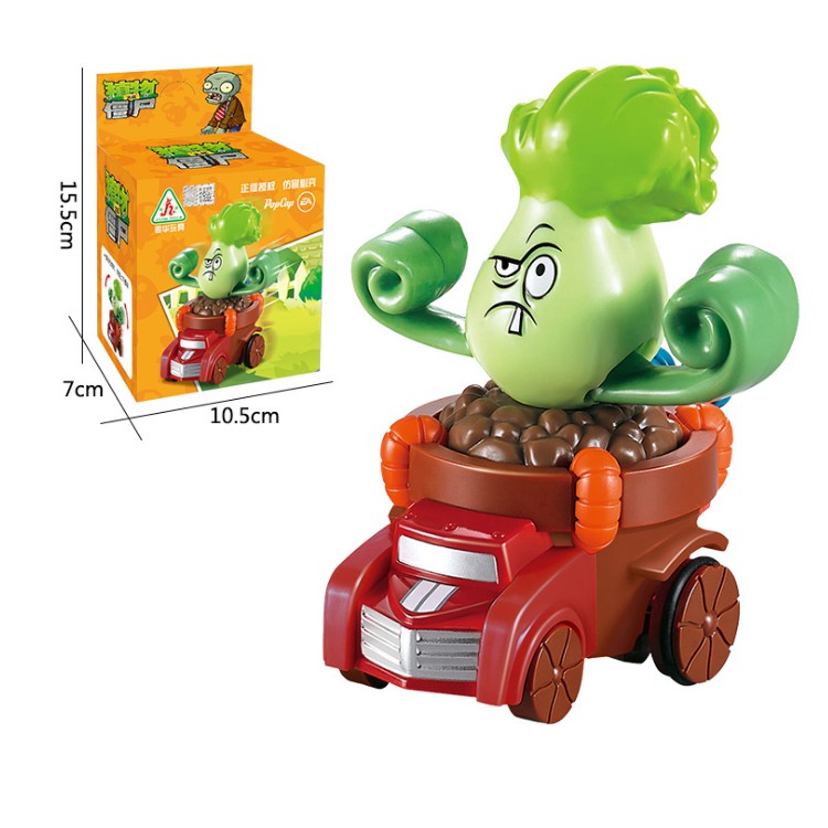 Đồ chơi plants vs Zombies mô hình xe ô tô cải Bonk Choy H28010