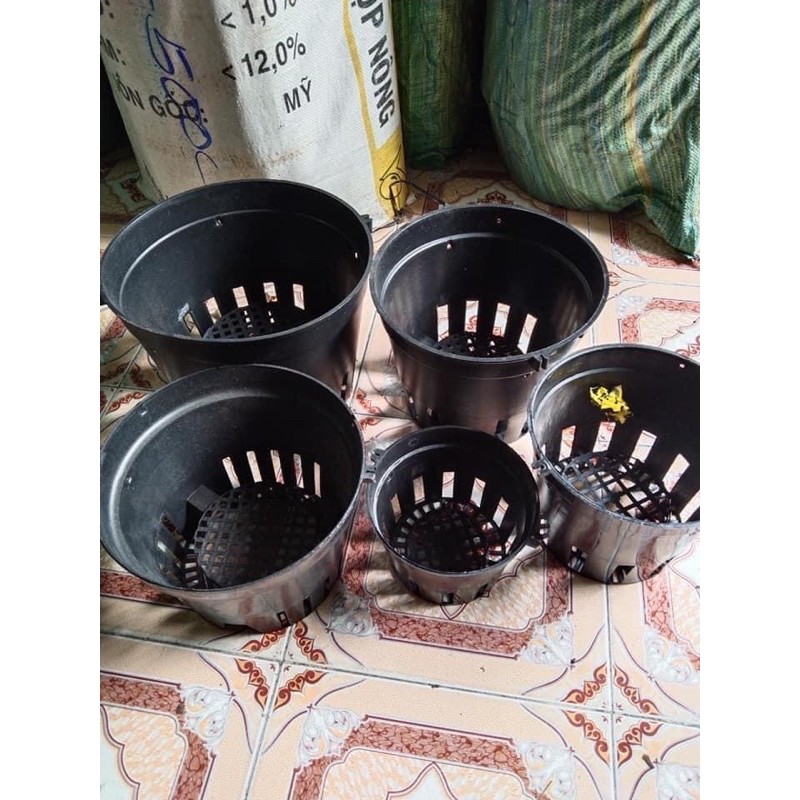 Chậu nhựa trồng lan ( f12 f14 f16 f21)
