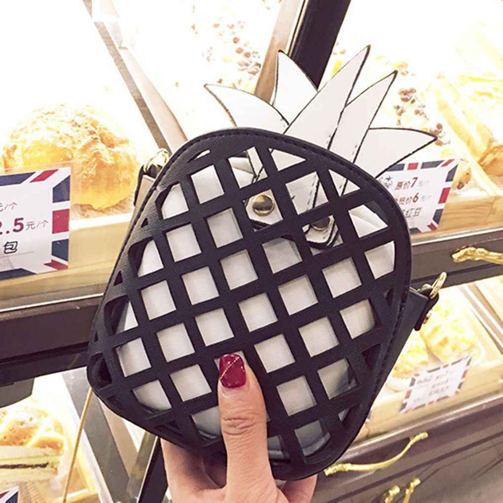 Túi đeo nữ hình trái dứa bằng da