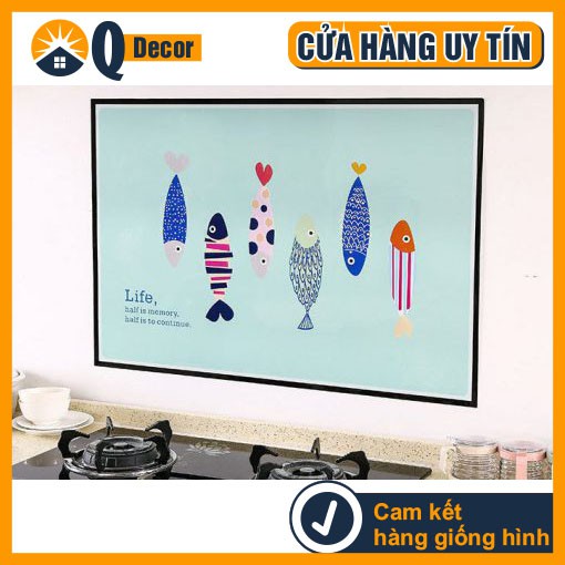 Giấy Dán Bếp Tráng Nhôm Cách Nhiệt Tránh Dầu Mỡ 60x90cm