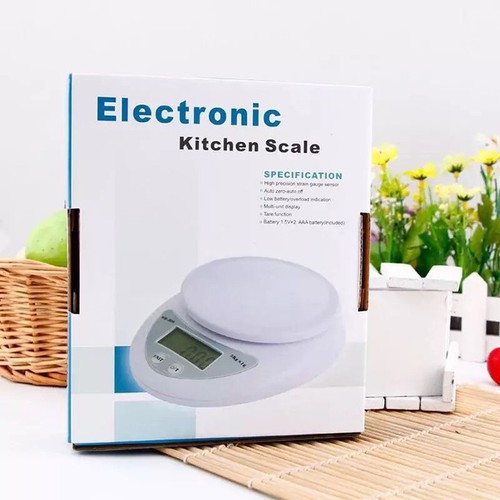 💥 [Bảo Hành 1 Năm]💥 Cân Điện Tử Nhà Bếp Mini Mặt Kính Cường Lực 5kg 💥SIÊU HOT 💥