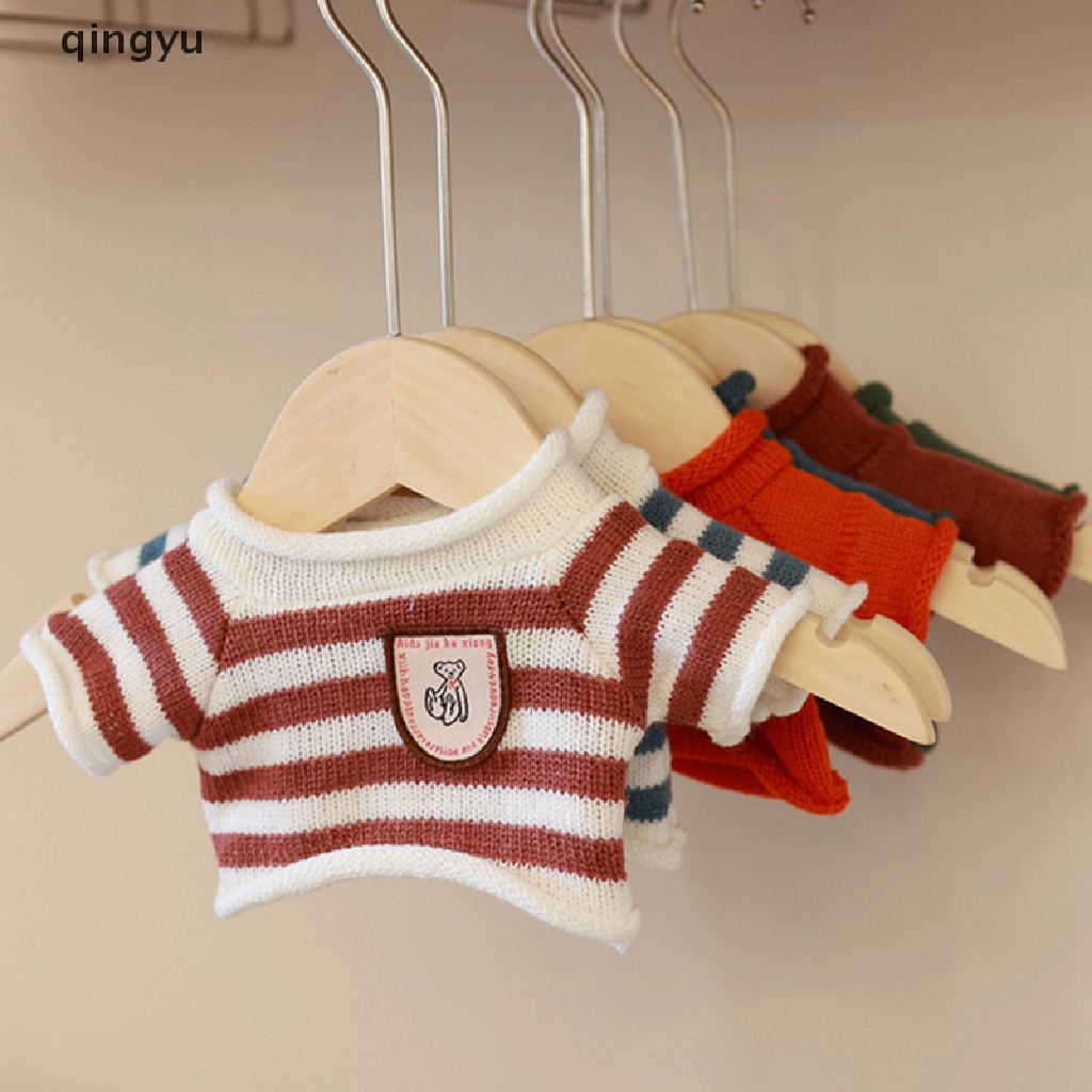 qingyu Baby Clothes For Dolls 20cm Baby Cute Sweater Clothing Suit Diy Doll Dressup PLI
