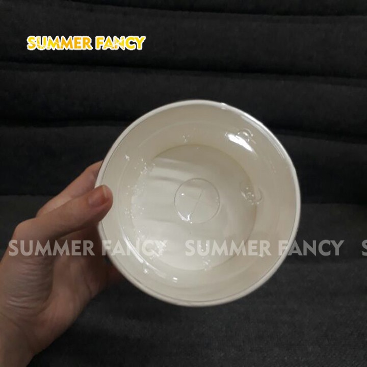 50 bát cháo giấy 500ml in hình rau củ có nắp cốc hộp an toàn - 16oz tô giấy paper bowl