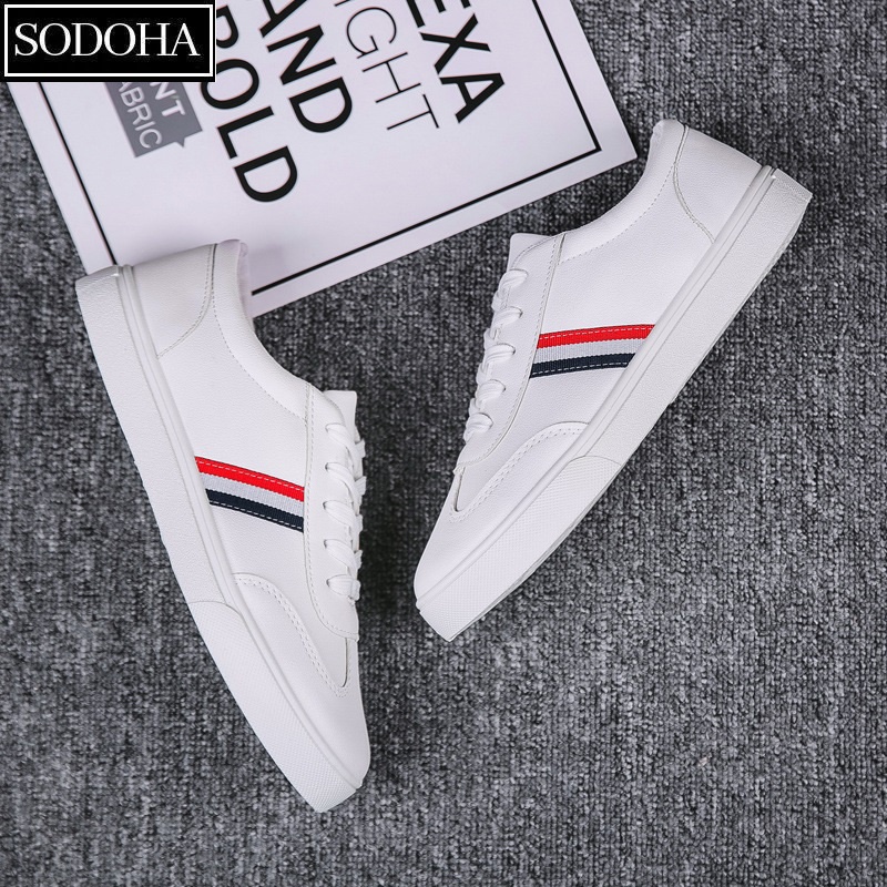 Giày Nam Sneaker SODOHA SDh65890 Màu Trằng