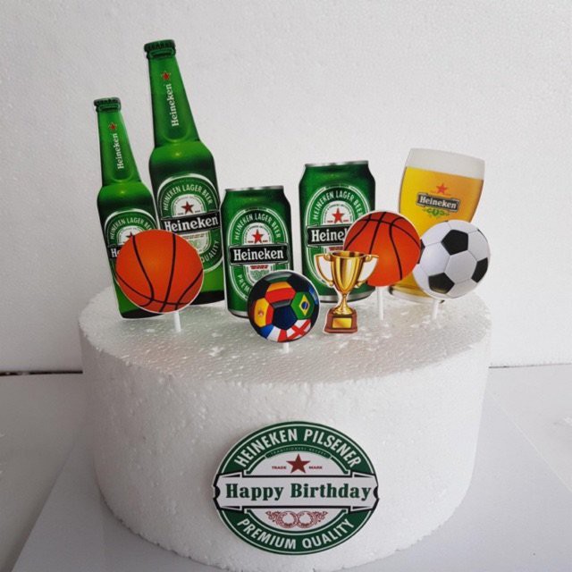 Bia Heineken - Đồ trang trí sinh nhật
