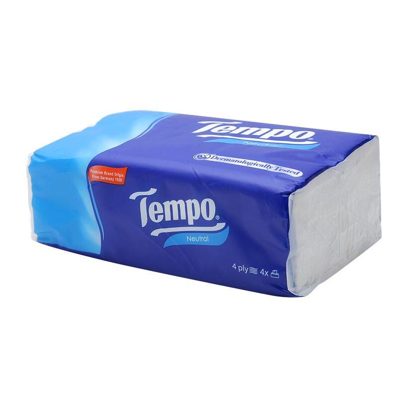 Khăn giấy khô 90 Tờ/hộp - Hộp khăn giấy TEMPO Box Facial Tissues ICy Menthol