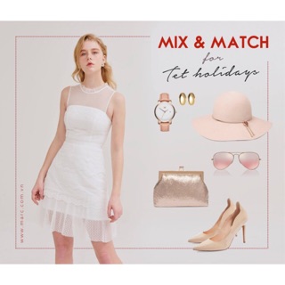 Đầm ren Marc new tag size M