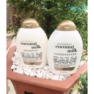 Dầu gội đầu dưỡng tóc OGX Coconut Milk 385ml 😍