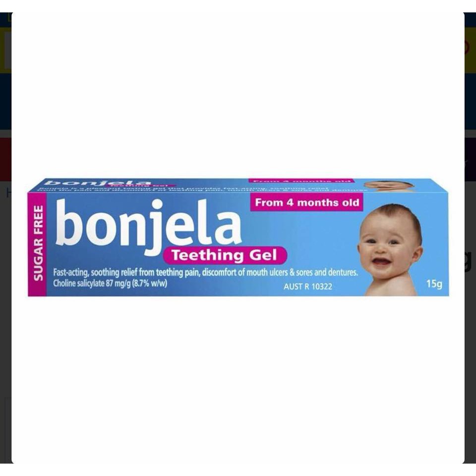 Bonjela - Thuốc bôi kích thích đồng thời giảm đau cho trẻ sắp mọc răng