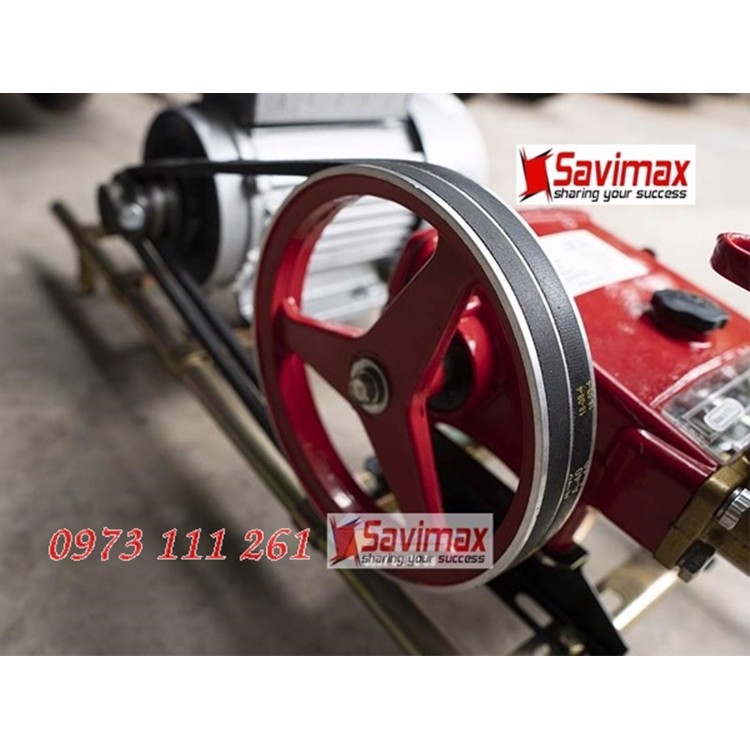 Máy rửa xe dây đai công suất 1HP bộ đầy đủ