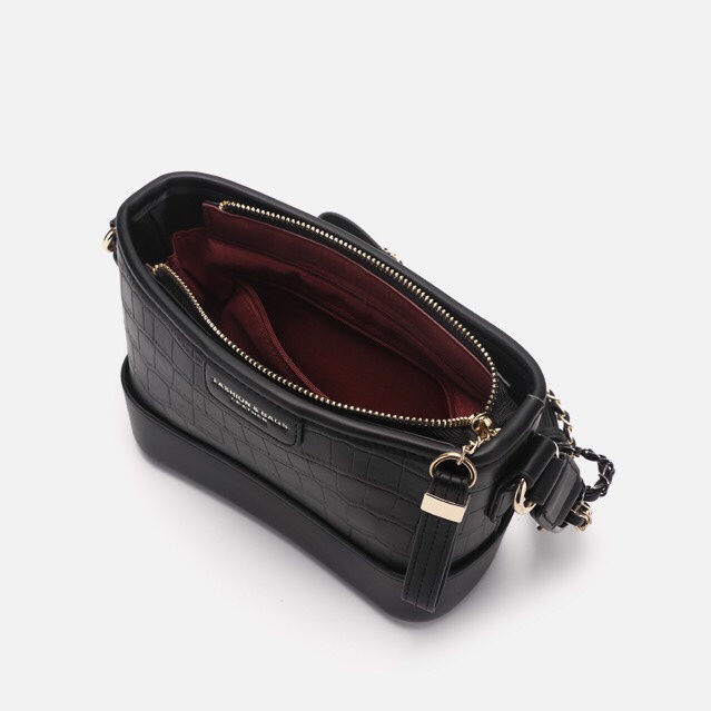 Faya - Túi xách HOBO da vân cao cấp sang trọng T932