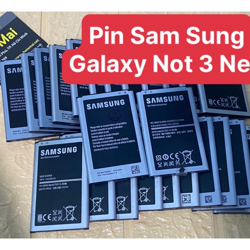 Pin Samsung Galaxy Note 3 Neo N750 N7508V SM-N7505 N7502 - Dung Lượng 3100mAh BH 6 Tháng