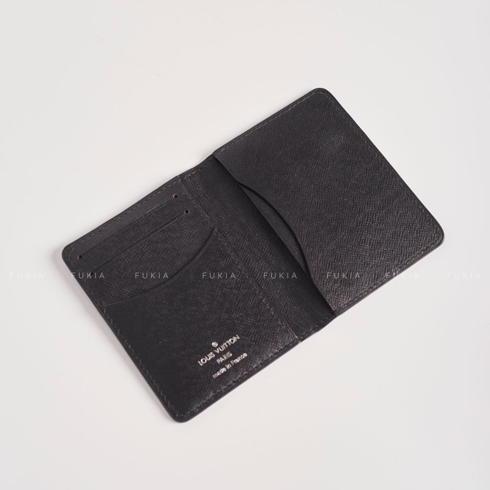 Ví da thủ công name card gập IV cao cấp tiện lợi FUKIA VDL040