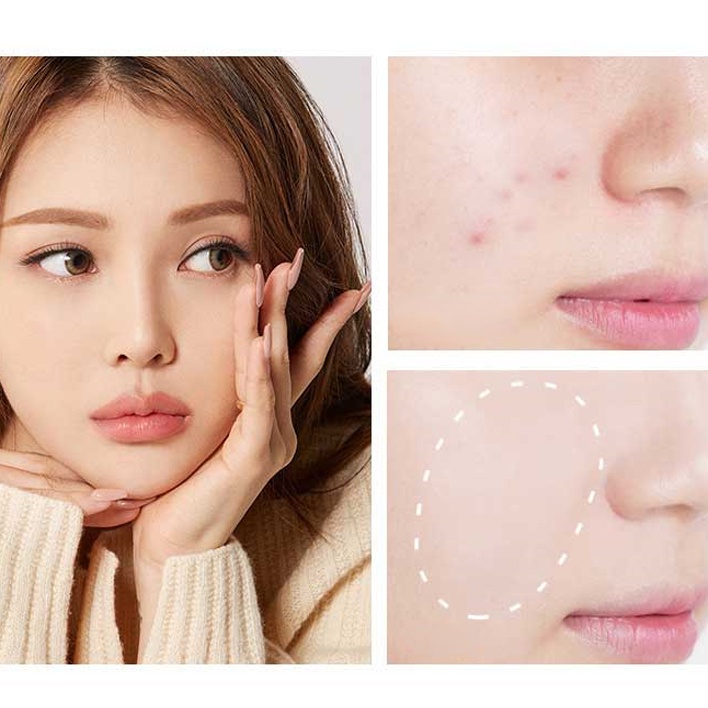 1 Kem Che Khuyết Điểm Dạng Lỏng Lamela 3 Màu Tự Nhiên Che Phủ Lỗ Chân Lông Và Quầng Thâm