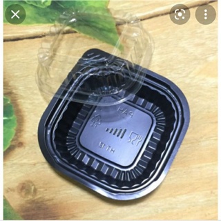#Rẻ vô địch # (Set 50 - 100 hộp) Hộp nhựa đáy đen, có nắp dùng 1 lần đựng thức ăn, hoa quả đủ cỡ HT15 - HT17 - HT203