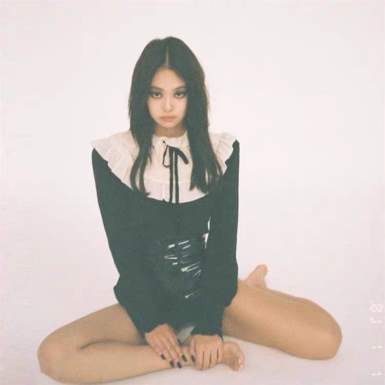 Jennie blackpink Áo Lửng Tay Dài Thời Trang Dành Cho Nữ