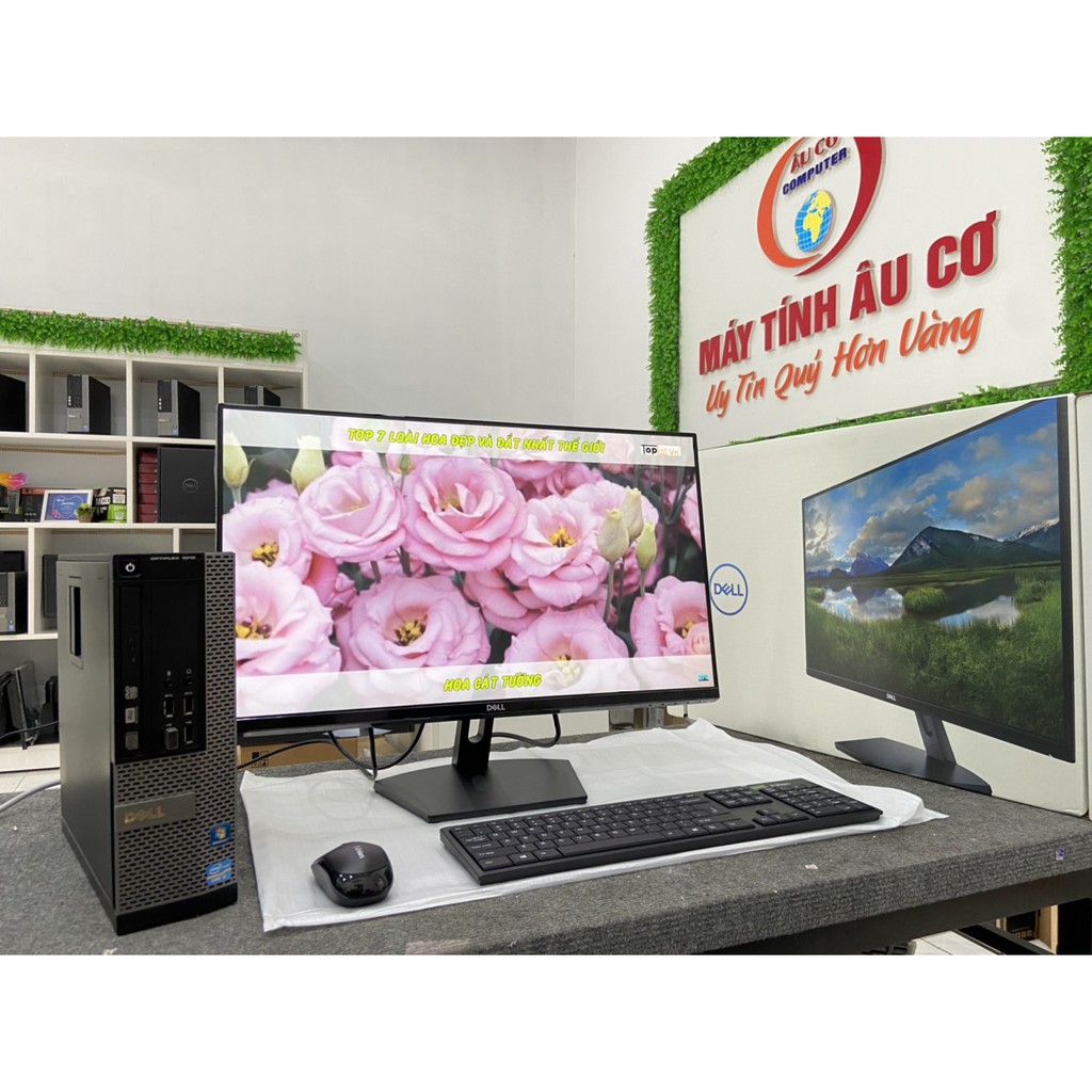 Bộ máy tính Để Bàn Dell Optiplex ( Core i7 - 2600 hoặc i5 hoặc i3 / Ram 8Gb/ SSD 128GB) Và màn hình Dell SE2219HX