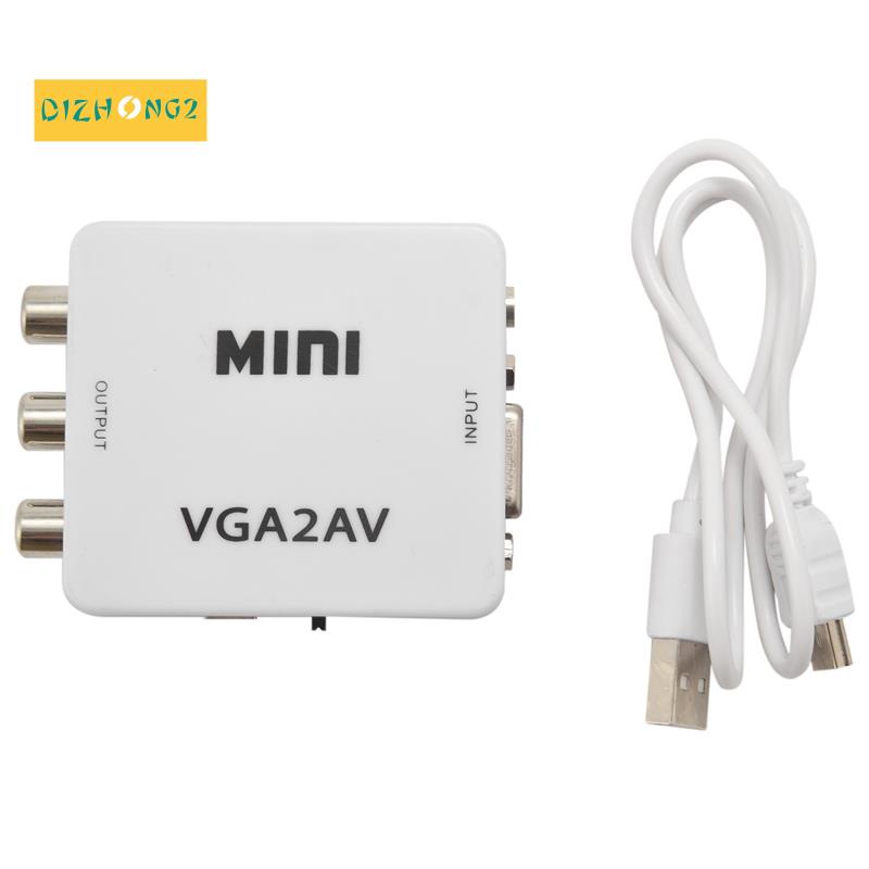 Bộ chuyển đổi Mini VGA sang AV và RCA PC sang TV Vga cho giao diện AV TV