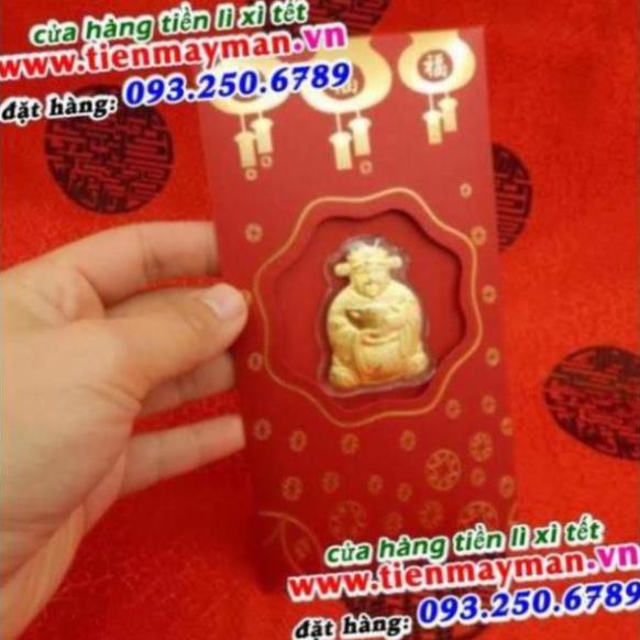 [SHOPEE TRỢ GIÁ] Bao Lì Xì Thần Tài May Mắn Cát Tường – Quà Tết Ý Nghĩa 2021 - Lì Xì Trâu Vàng