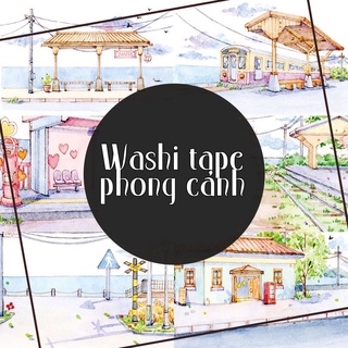 Washi tape phong cảnh hãng Ceenie