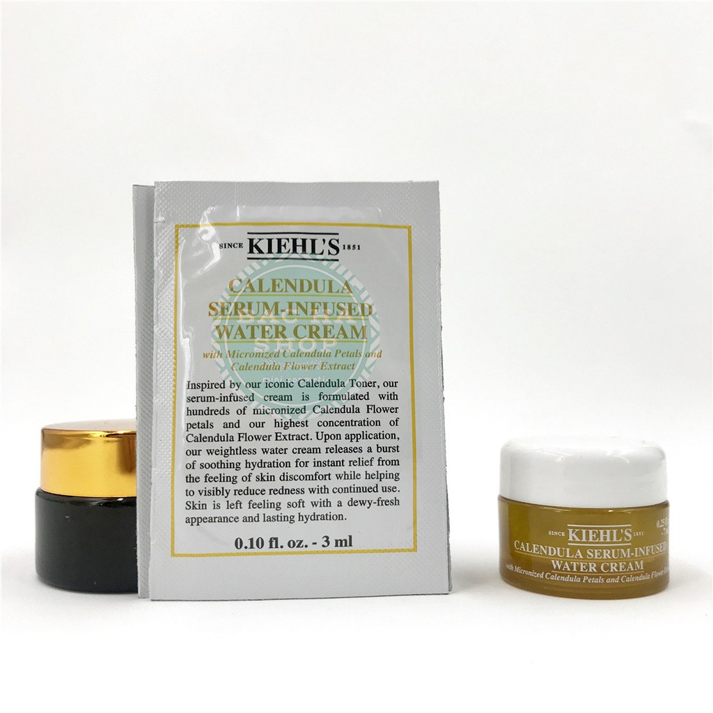 Kiehl's Kem Dưỡng Hoa Cúc Calendula Serum - Infused Water Cream 7ml