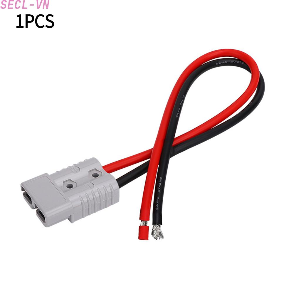 Plug 50A Battery Connector Copper Line Length 30cm For Anderson Forklift